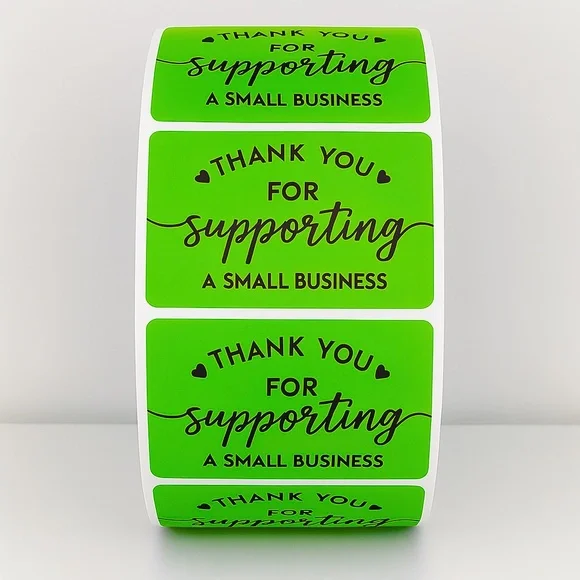 Customer Appreciation Stickers - Small Business Packaging Seals sticker label - Picture 3 of 11